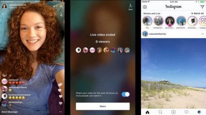 پس از اتمام لایو آن را حتما ذخیره کنید