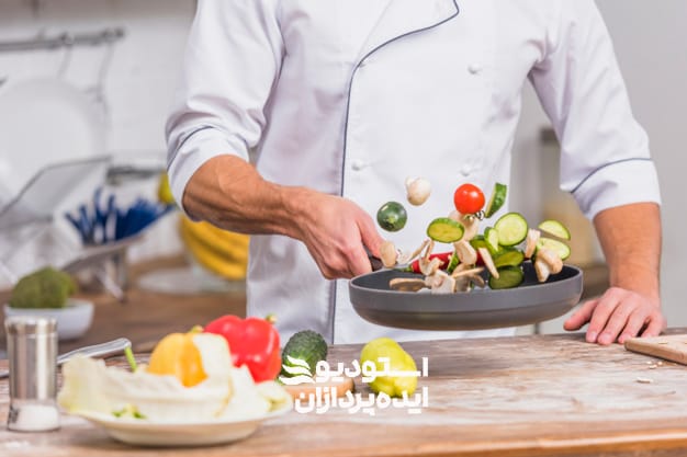 تولید محتوا برای پیج آموزش آشپزی