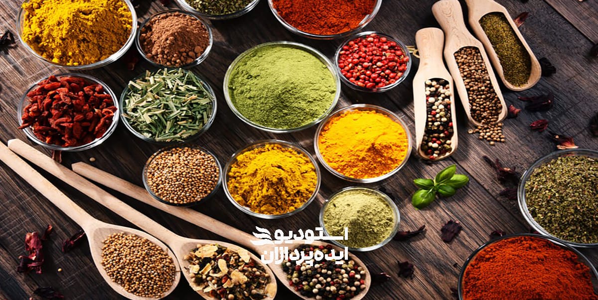 تولید محتوا برای پیج فروش ادویه جات 