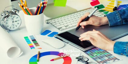 تولید محتوا برای پیج آموزش گرافیک